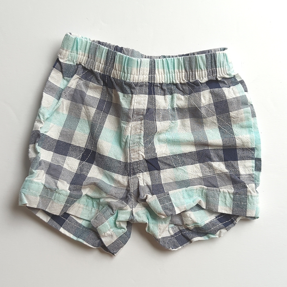Carter's‎ Plaid Newborn Shorts